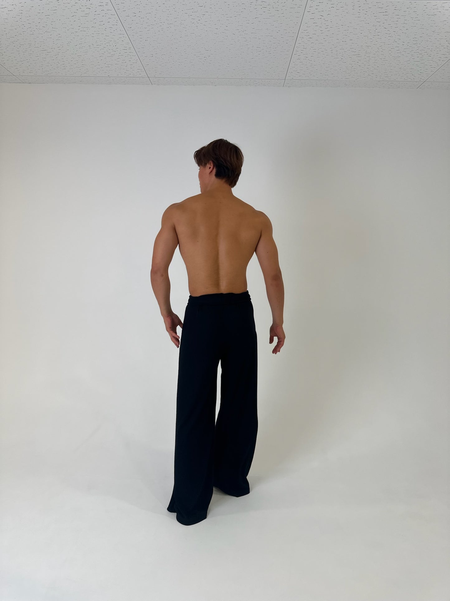 PVC岩塩リカバリーワイドパンツ