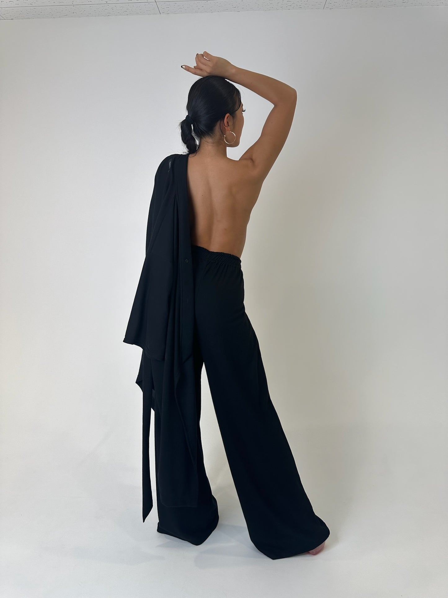 PVC岩塩リカバリーワイドパンツ